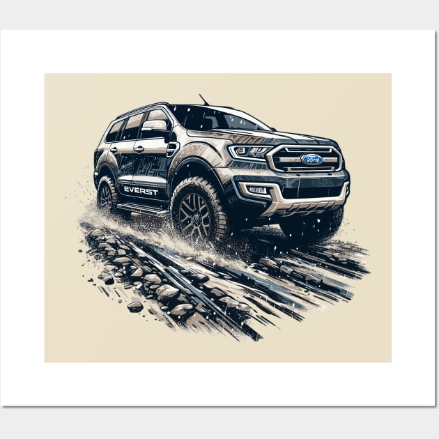 Ford Everest Wall Art by Vehicles-Art